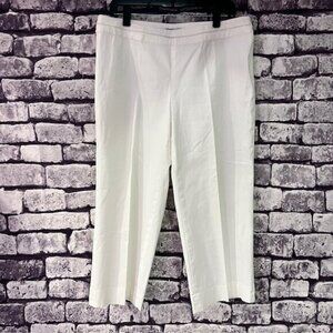 Co & Eddy White Crop Pants Size 14